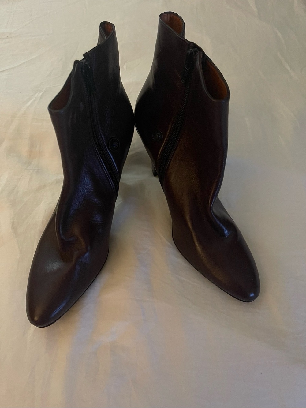 Vintage Delman Dark Brown Leather Boots